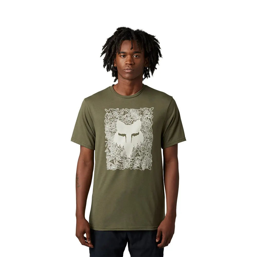 Fox Auxlry Ss Tech Tee [Olive Green] 1
