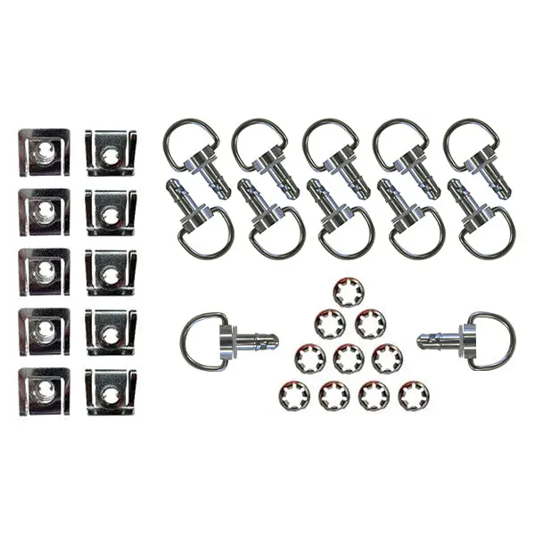 Keiti Quick Release Fasteners Long 17Mm [Silver] 1