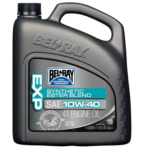 Bel-Ray Exp Synthetic Ester Blend 4T Engine Oil 1