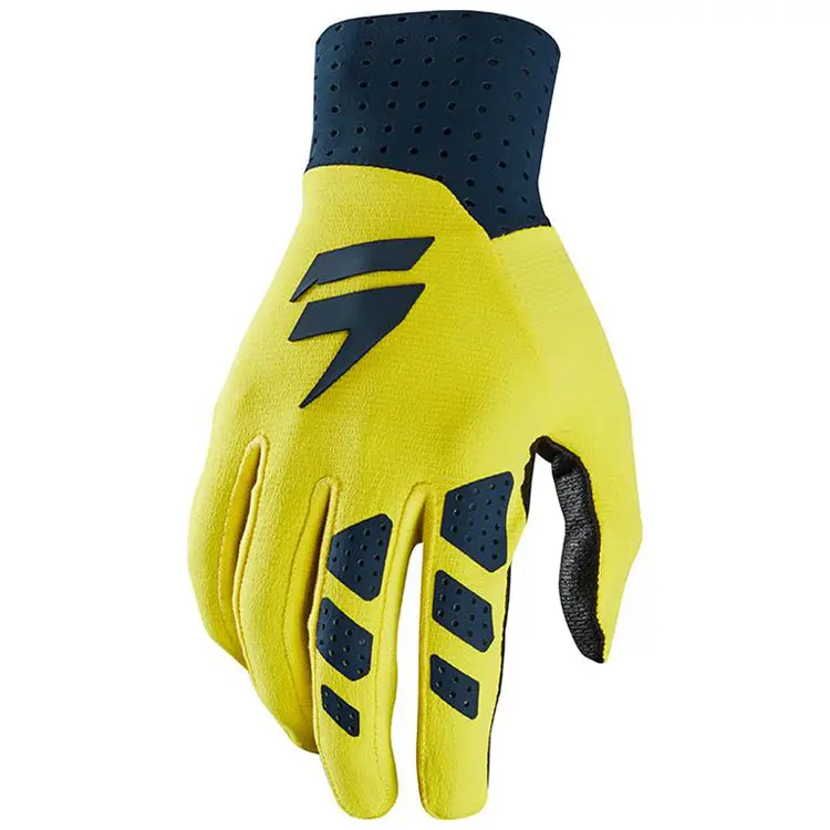 Shift 3Lue Label Air Gloves Navy/Yellow 1