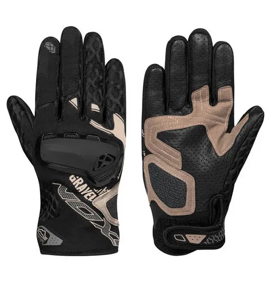 Ixon Gravel Air Glove Blk/Sand - Lightweight Adventure 1