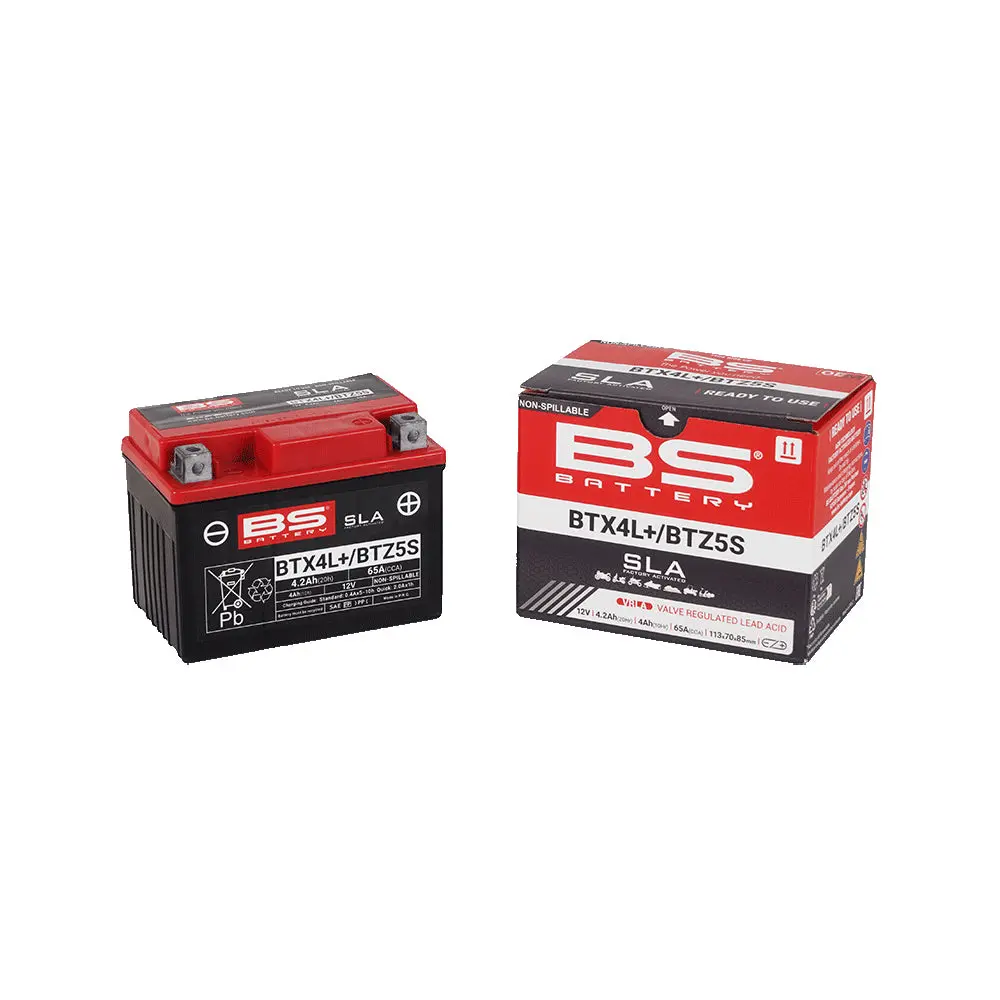 Bs Battery Btx4l+/ Btz5s Sla (Ytx4l-Bs / Ytz5s-Bs) 2
