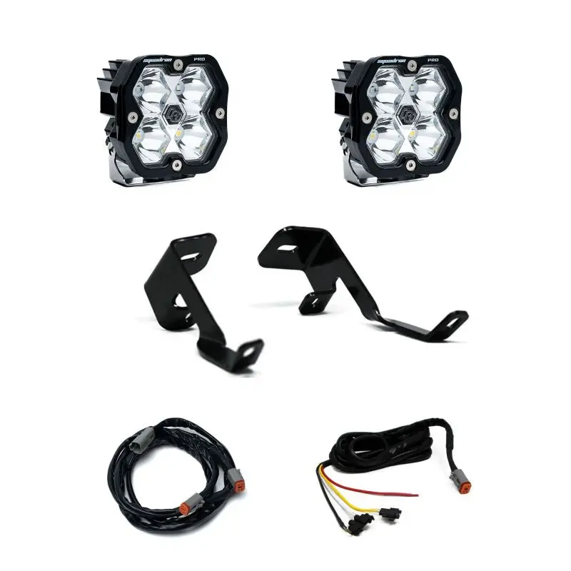 Baja Designs Squadron Pro 2.0 A-Pillar Light Mount Kit – Spot Beam, Clear Lens For 2015–2020 Ford F-150 And 2017–2020 Raptor 1