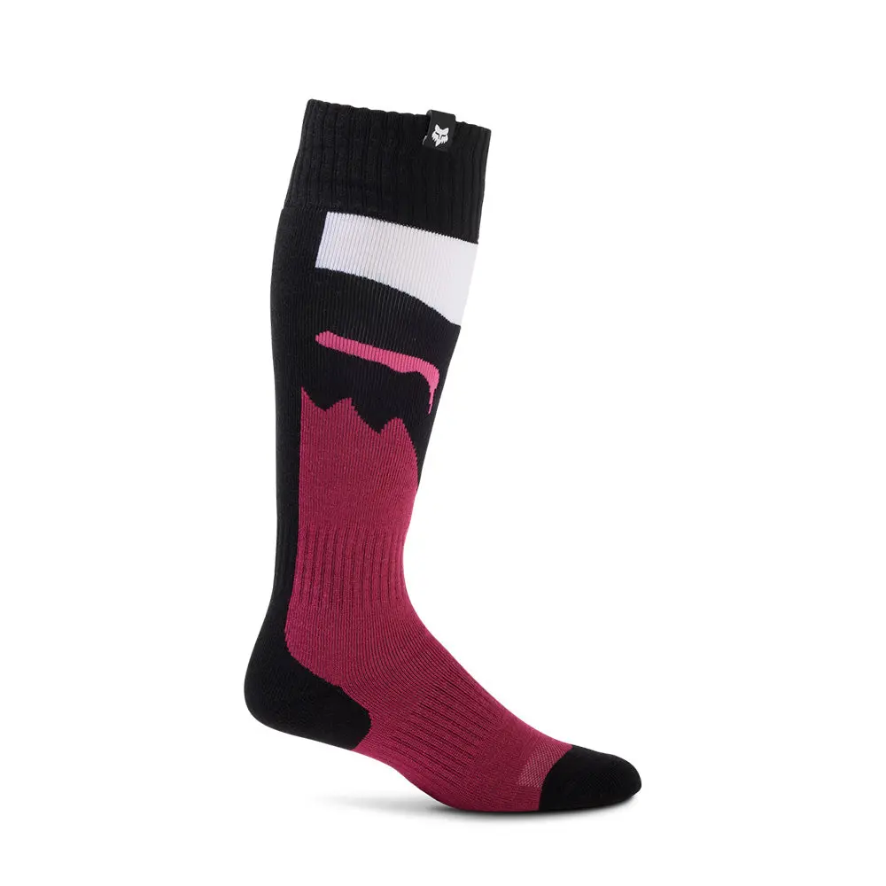 Fox Womens 180 Flora Socks [Black/Pink] 1
