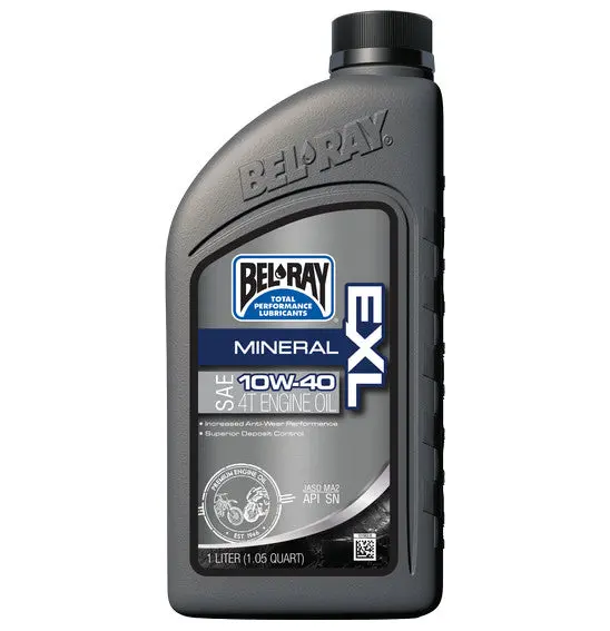 Bel-Ray Exl Mineral 4T Engine Oil 1