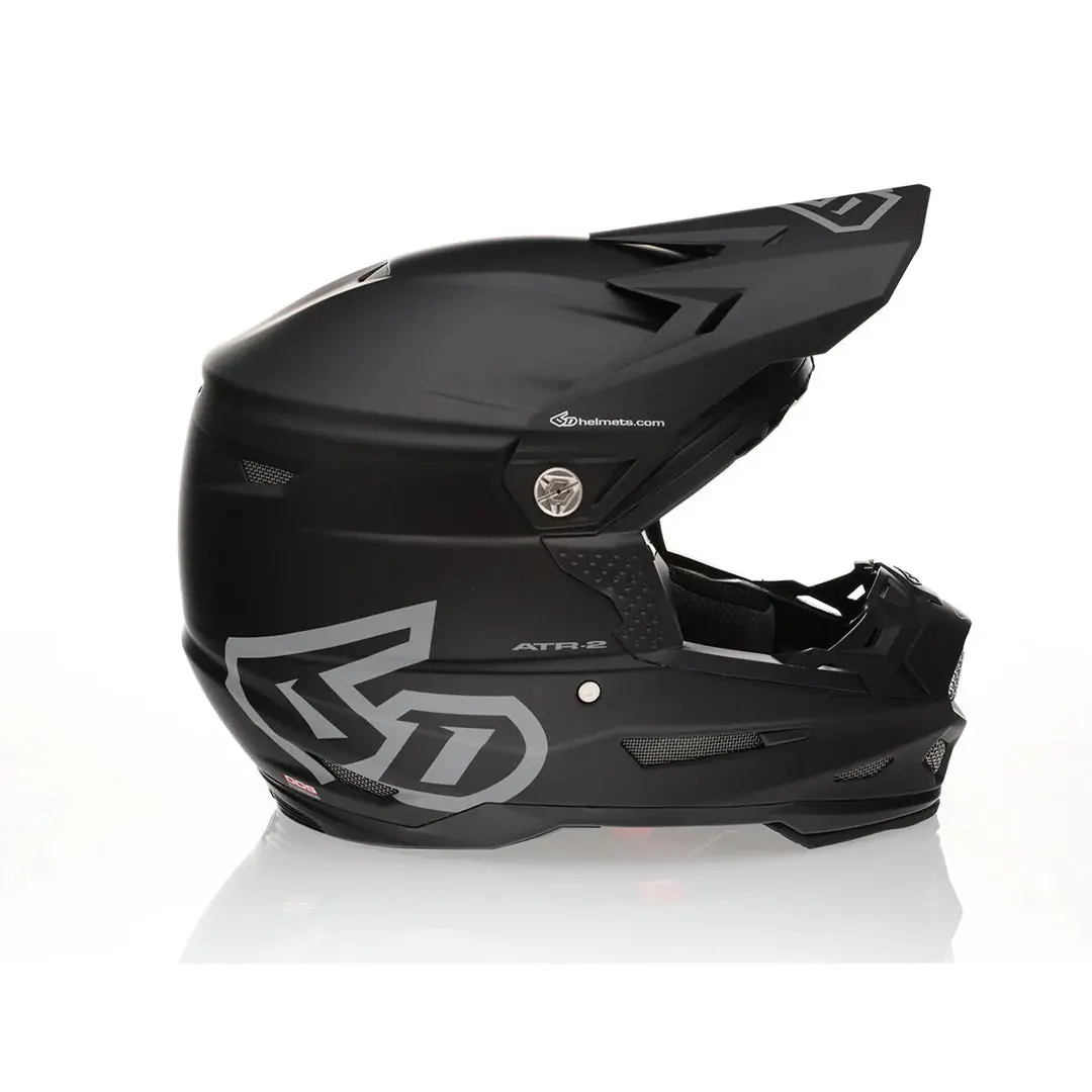 6D Helmet Atr-2 Solid Black 1