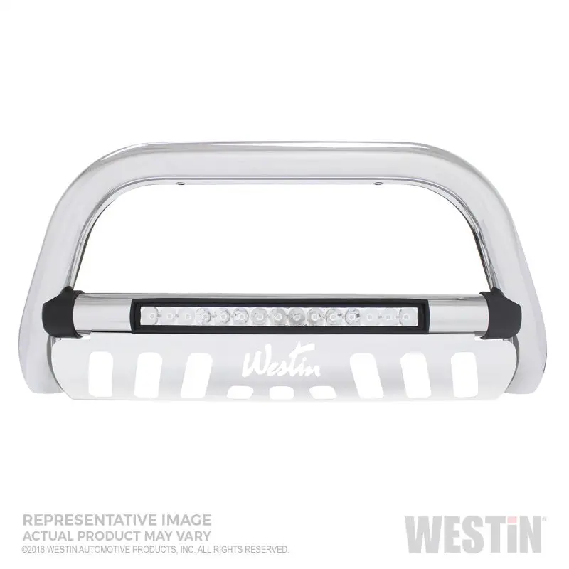 Westin Ultimate Led Chrome Bull Bar For 2019–2022 Ram 1500 (Excludes Classic, Rebel, Warlock) 1