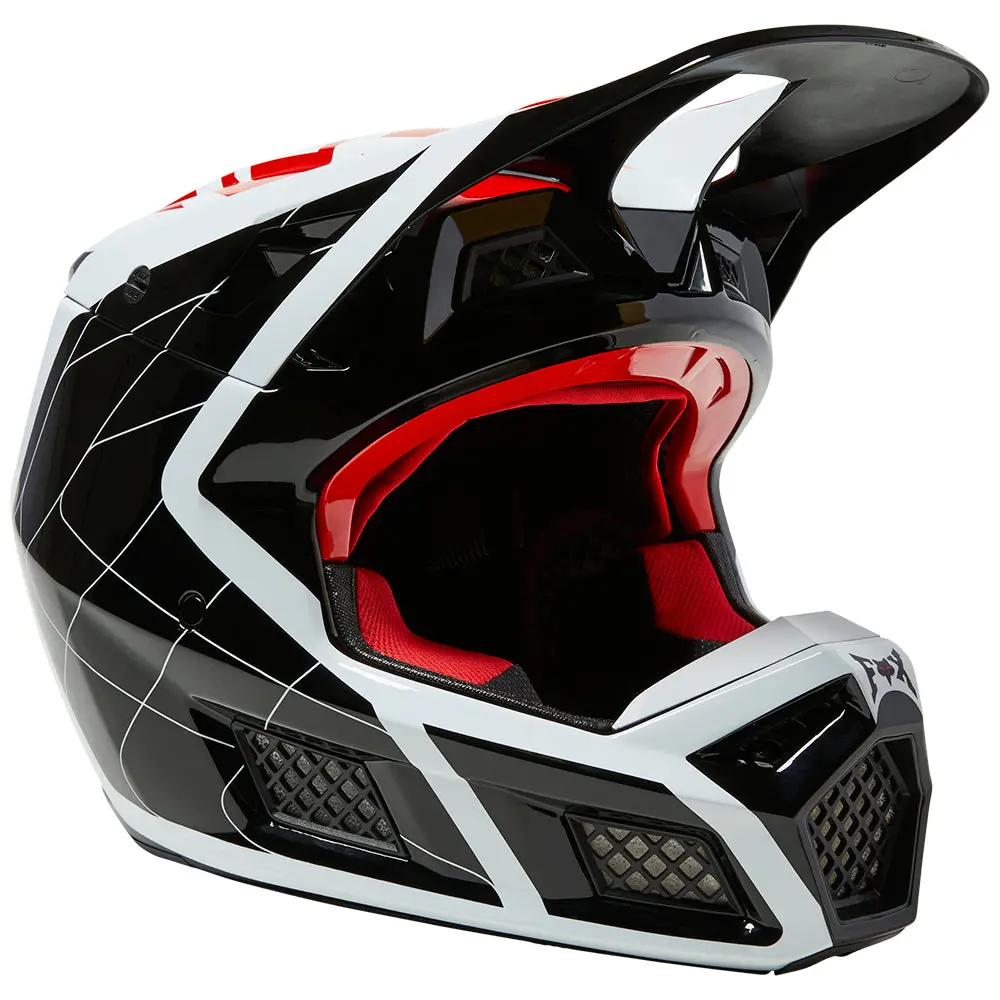 Fox V3 Rs Celz Helmet Ece [Red/Black/White] 1
