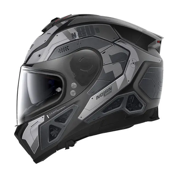 Nolan N80-8 Full Face Helmet - Black Grey 5