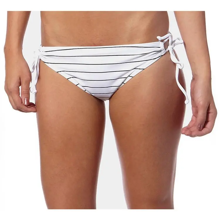 Fox Womens Pinned Adjustable Bikini Bottom [White] S 1