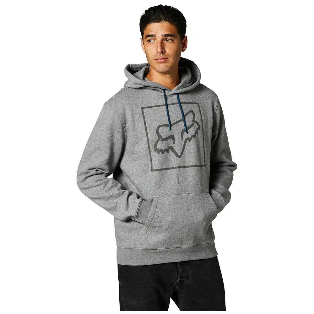 Fox Off Tilter Pullover Fleece Hoody [Heather Graphite] 1