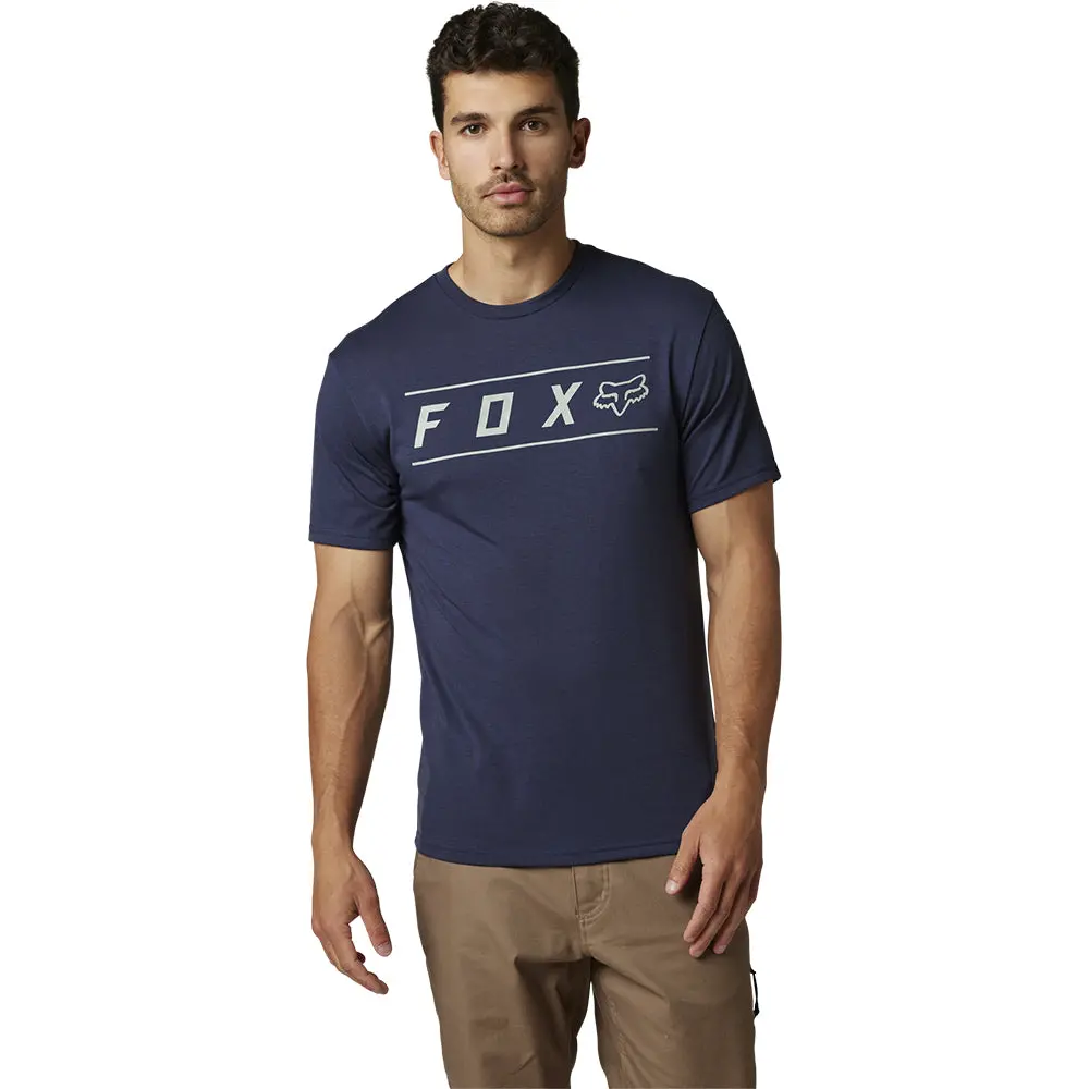 Fox Pinnacle Ss Tech Tee [Heather Deep Cobalt] 1