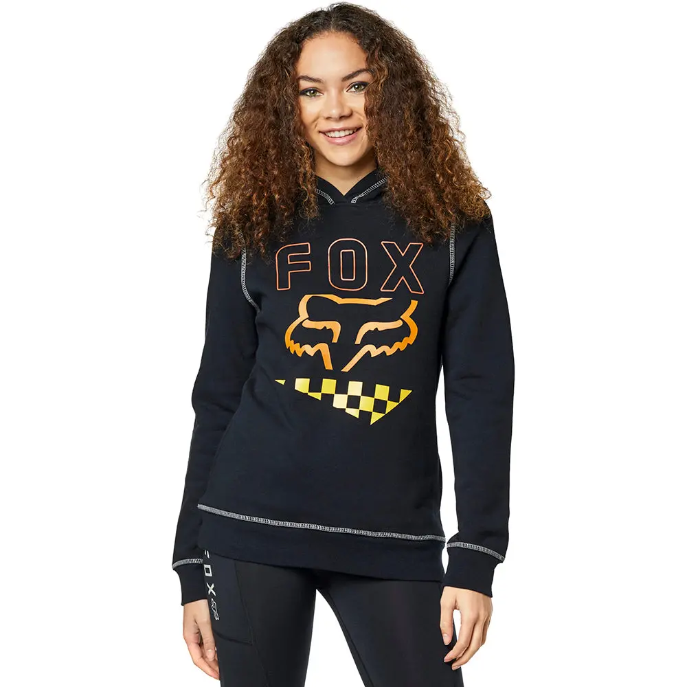 Womens Richter Pullover Fleece Hoody [Black] 1