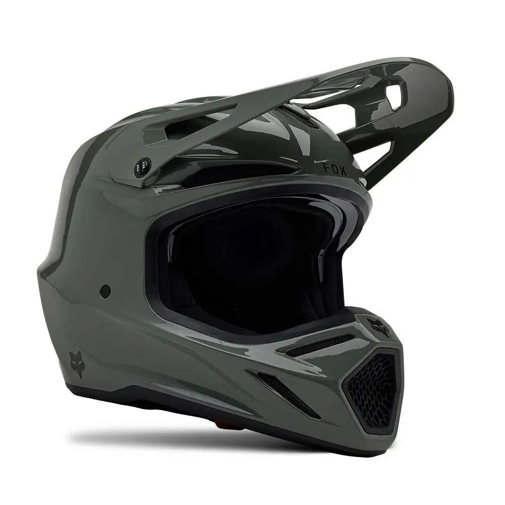 Fox V3 Rs Carbon Solid Helmet Mips Ce [Dark Stone] 1