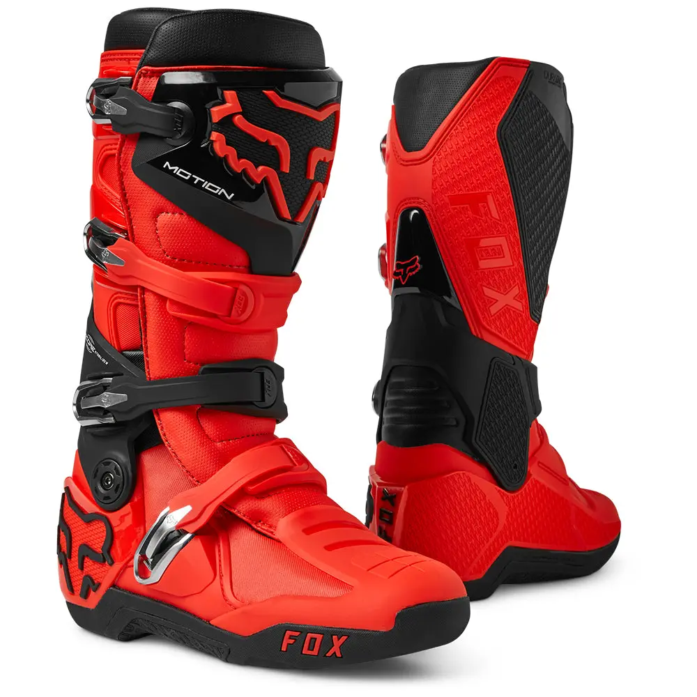 Fox Motion Boots [Flo Red] 1