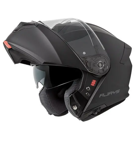 Rjays Tourtech V Helmet - Solid Matt Blk | Flip-Front 1