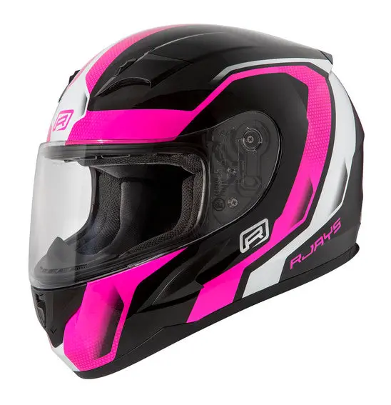 Rjays Grid Helmet - Gloss Blk/Pink 1