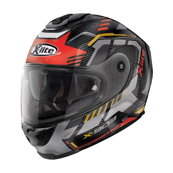 X-Lite X903 Ultra Carbon Full Face Helmet - Carbon/Red/Gold Xxl Only 1