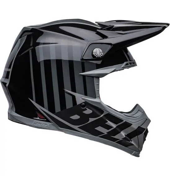 Bell Moto-9S Flex Sprint Matte/Gloss Black/Grey 1