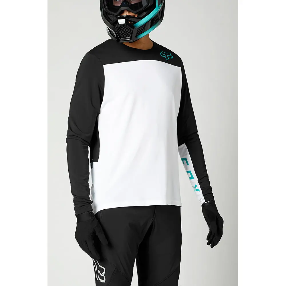 Fox Defend Delta Ls Jersey [White] 1