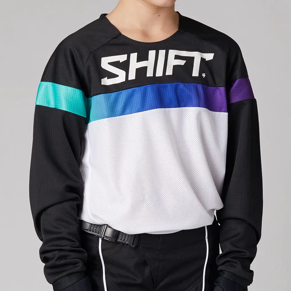 Shift Youth White Label Ultra Jersey [White/Ultraviolet] 1