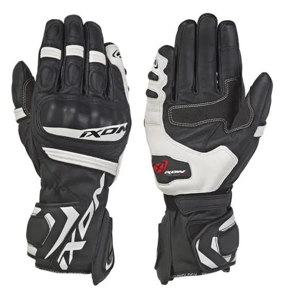 Ixon Rs Tempo Glove Blk/Wht - Sport Leather 1