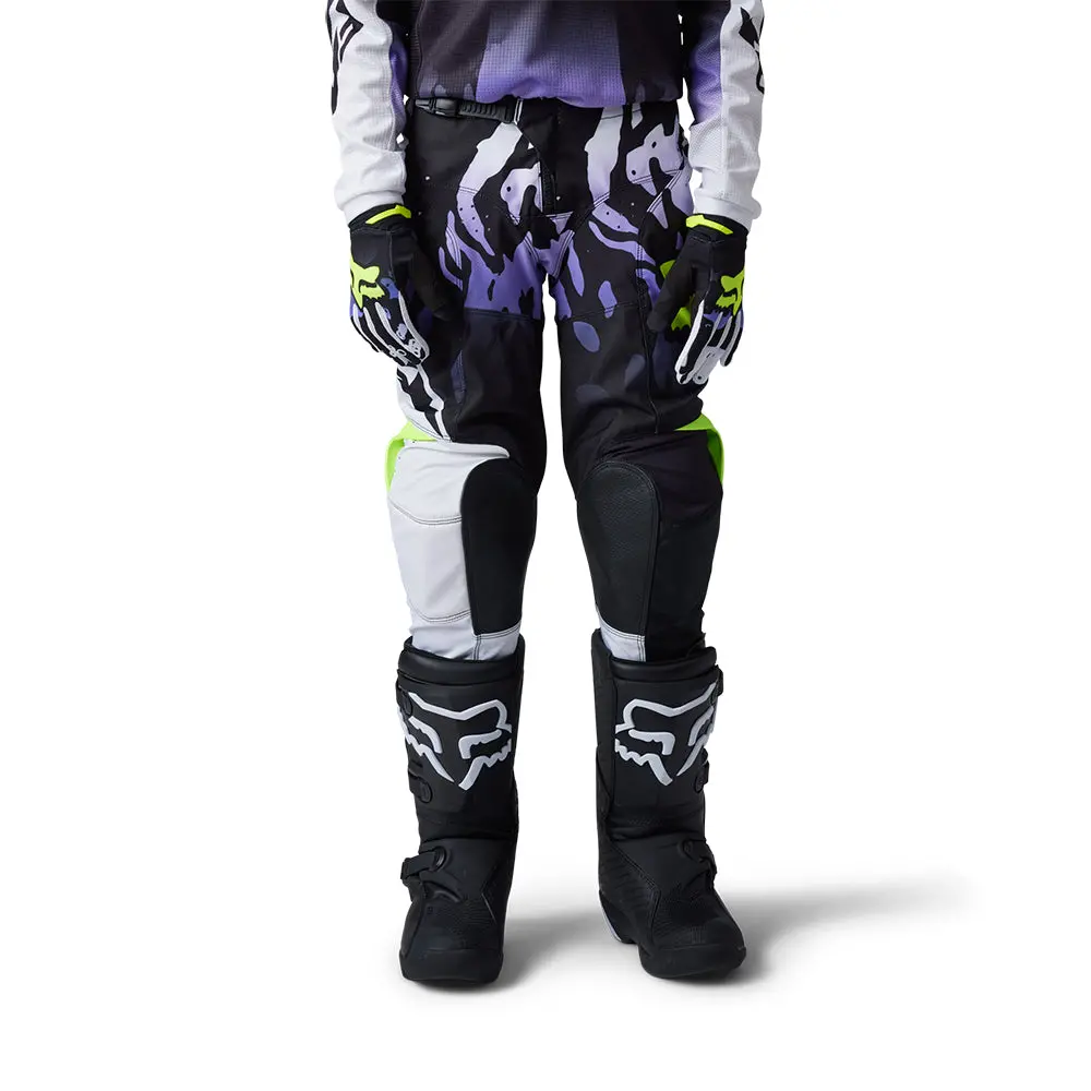 Fox 180 Youth Morphic Pants [Black/White] 1