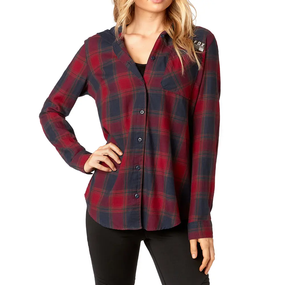 Fox  L. Deny Flannel [Dark Red] 1