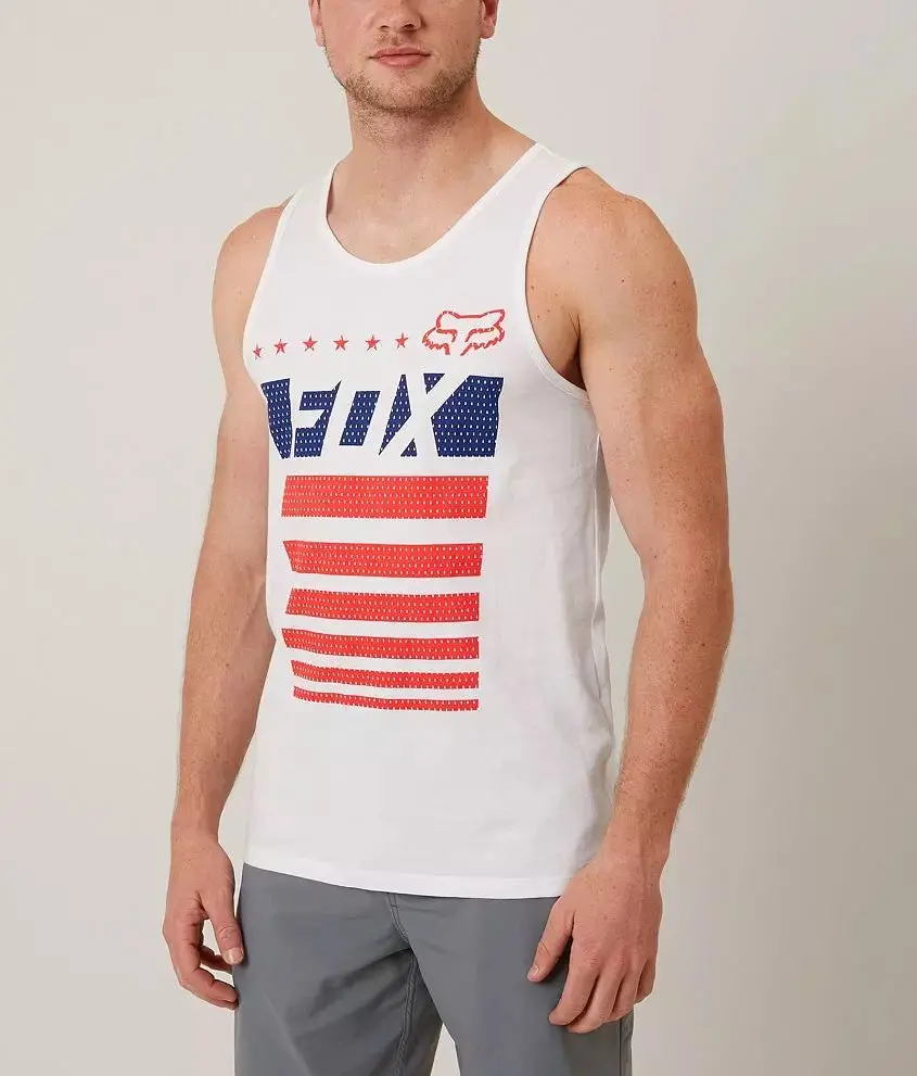 Fox Red White And True Premium Tank [Black] 1