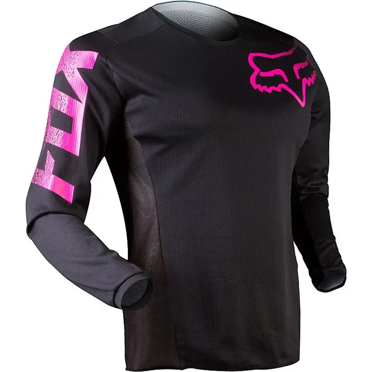 Fox Youth Girls Blackout Jersey [Black/Pink] 1