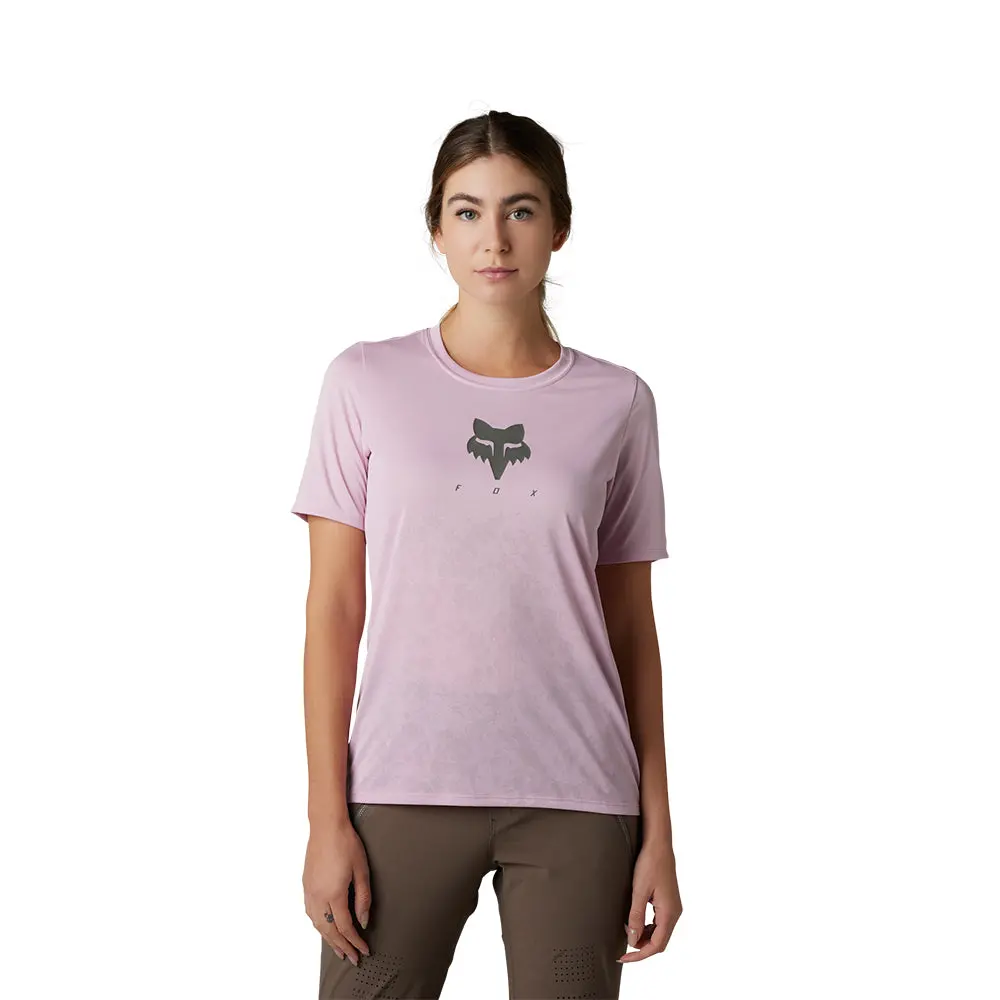 Fox Womens Ranger Tru Dri Ss Jersey [Blush] 1