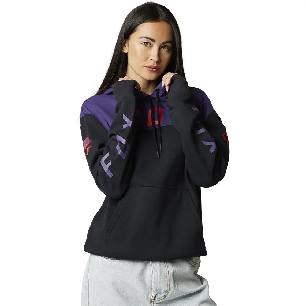 Fox Womens Fgmnt Pullover Fleece Hoody [Black] 1