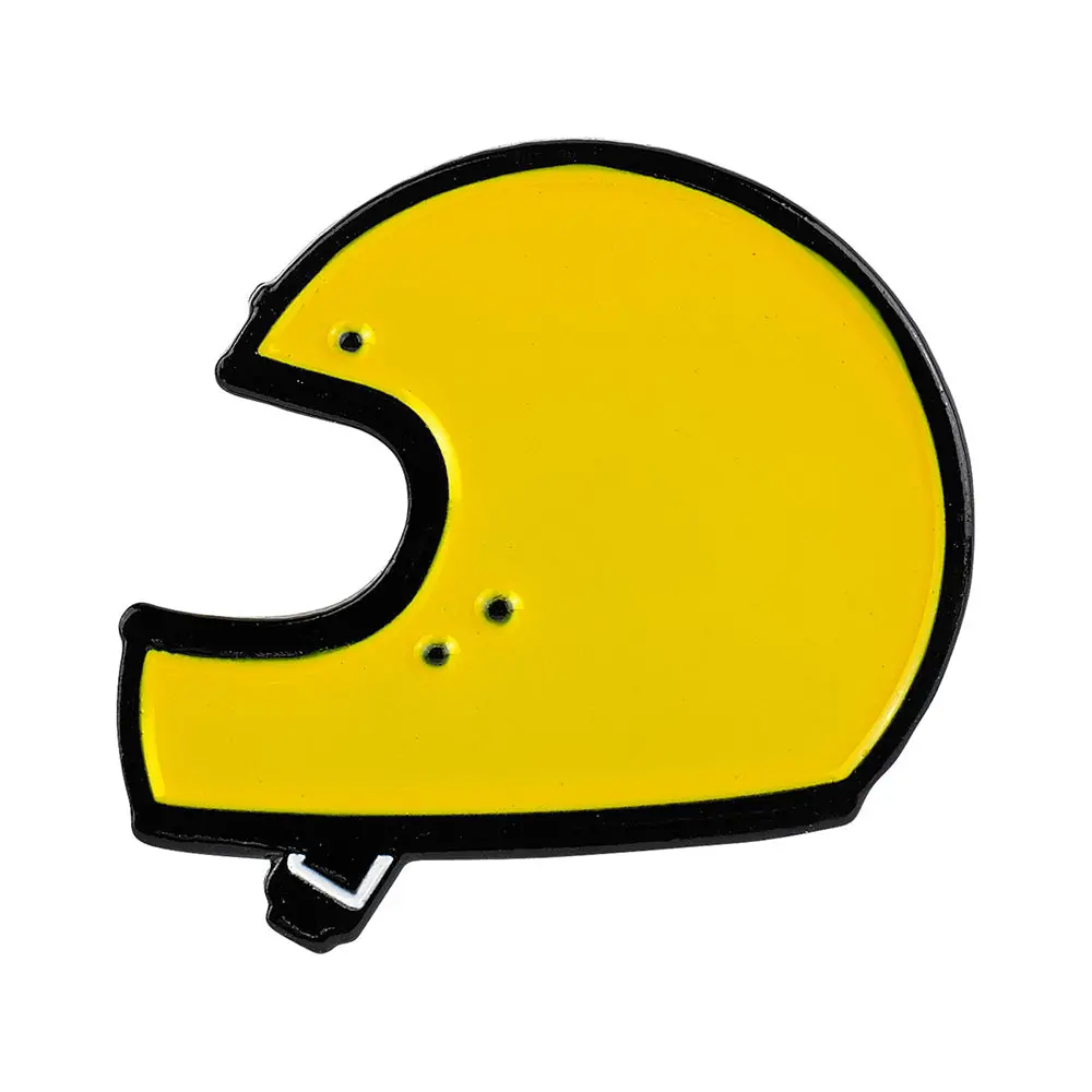 Biltwell Enamel Pin [Gringo Yellow/Black] 1