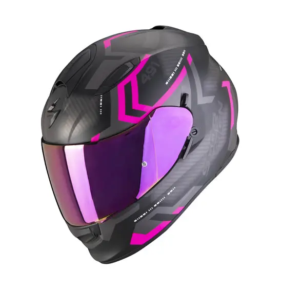 Scorpion Exo-491 Spin - Matte Black/Pink 1