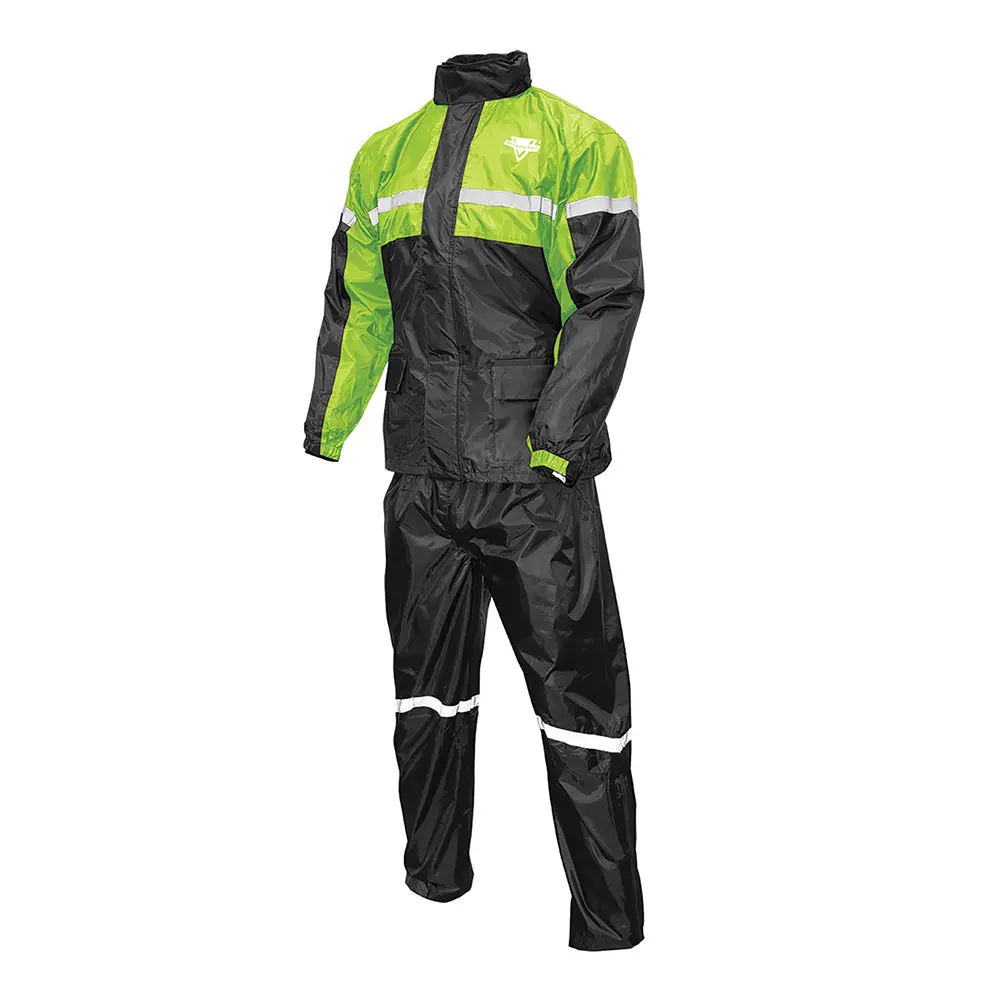 Nelson-Rigg Stormrider 2Pc Rainsuit – Black/Hi-Vis Yellow 1