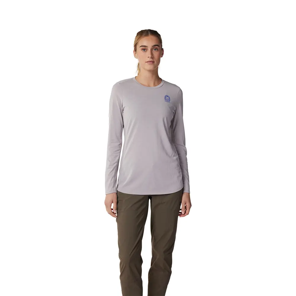 Fox Womens Ranger Dr Ls Jersey [Grey/Light Grey] 1
