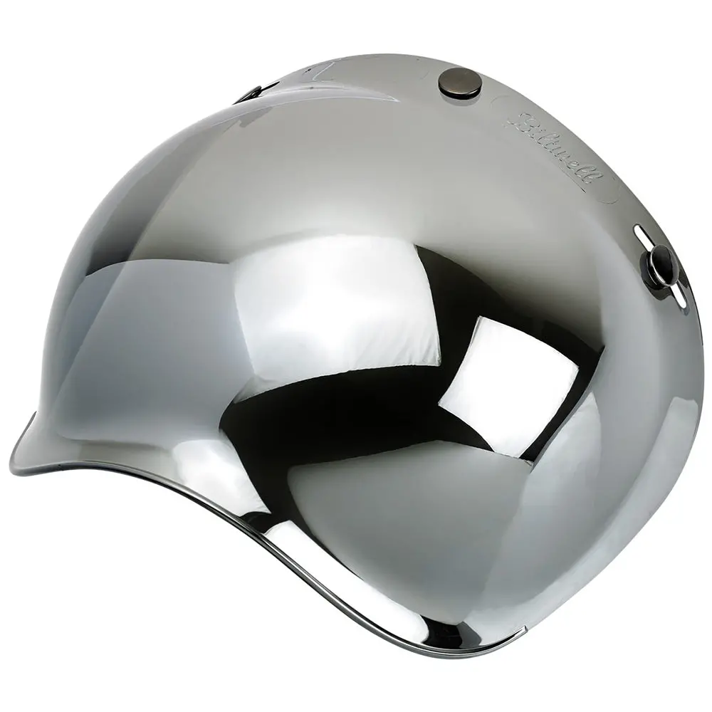 Biltwell Gringo/Universal Bubble Visor Antifog [Chrome Mirror] 1