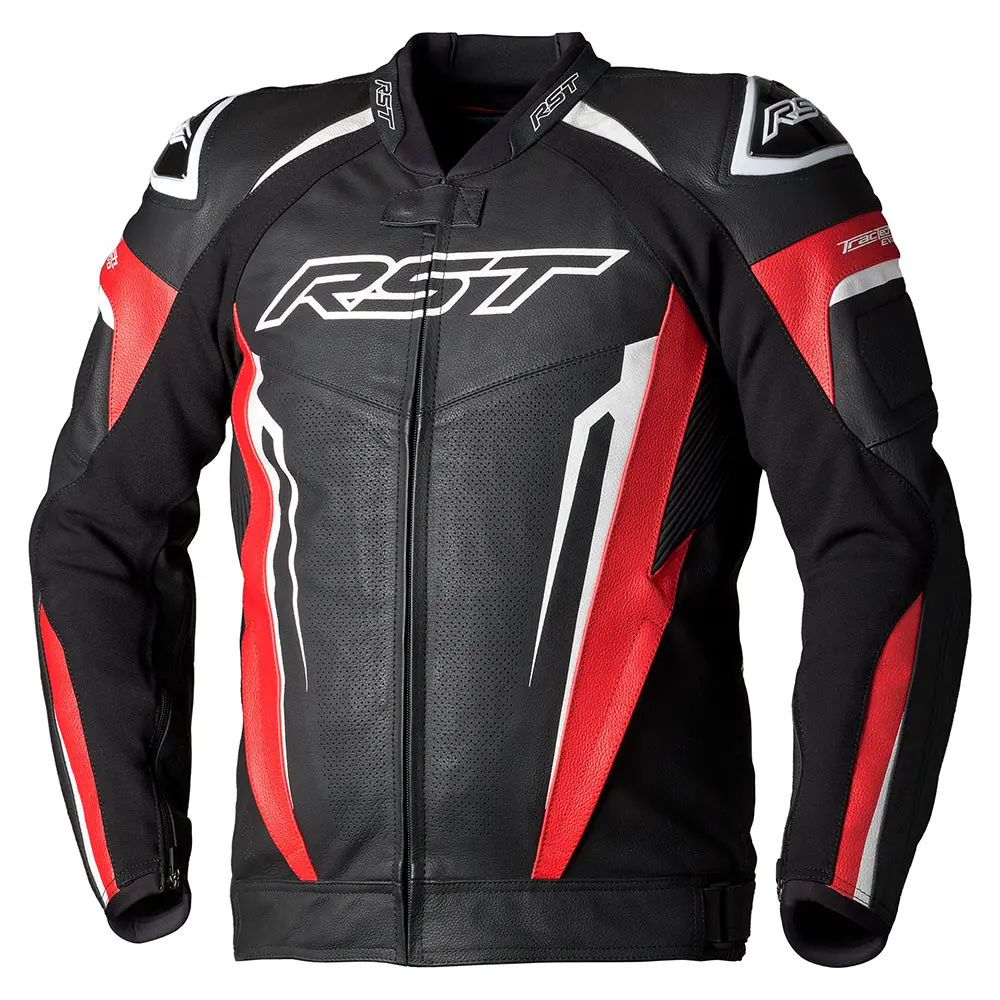 Rst Tractech Evo 5 Ce Leather Jacket [Red/Black/White] 1