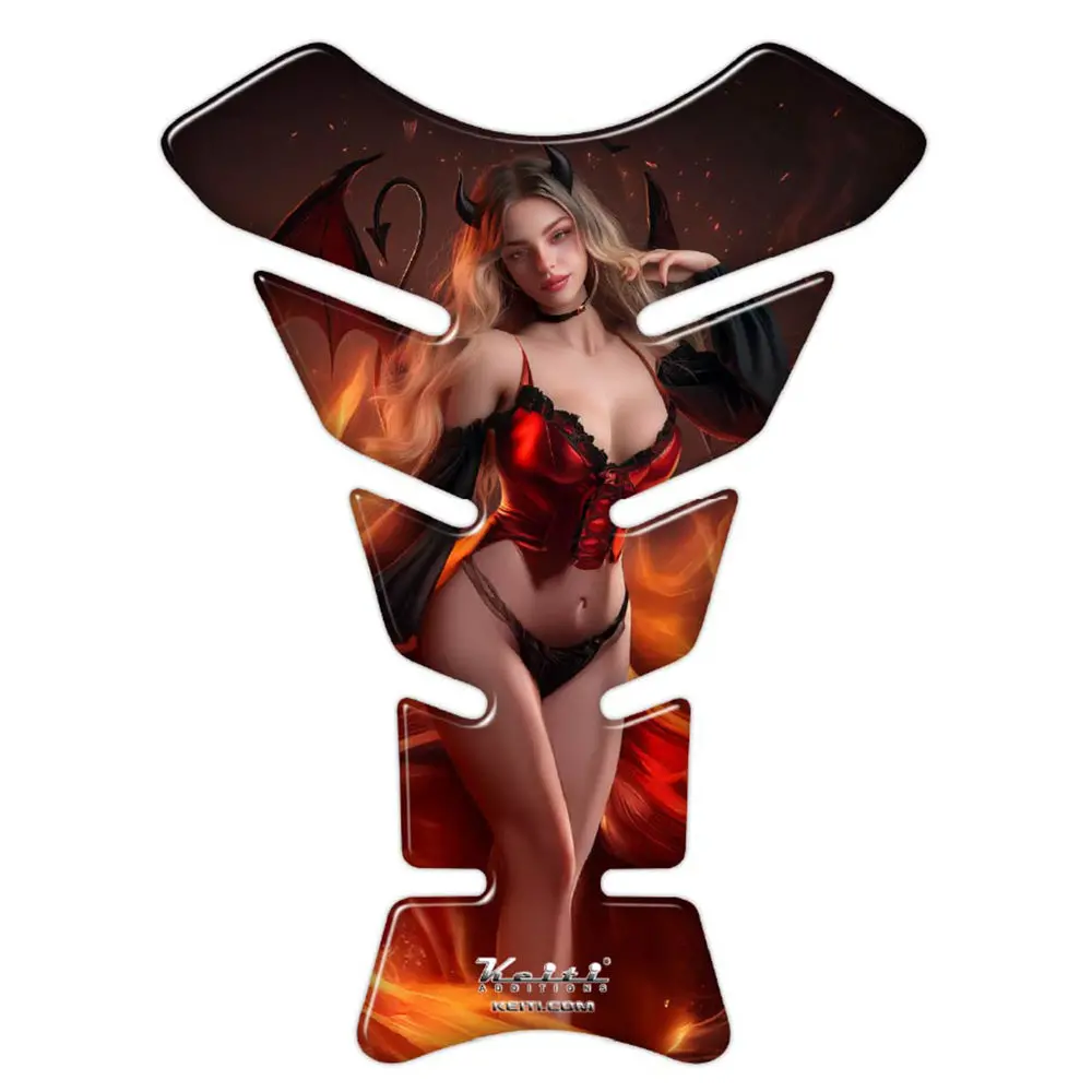 Keiti Tank Pad She Devil In Red Kt8820 1