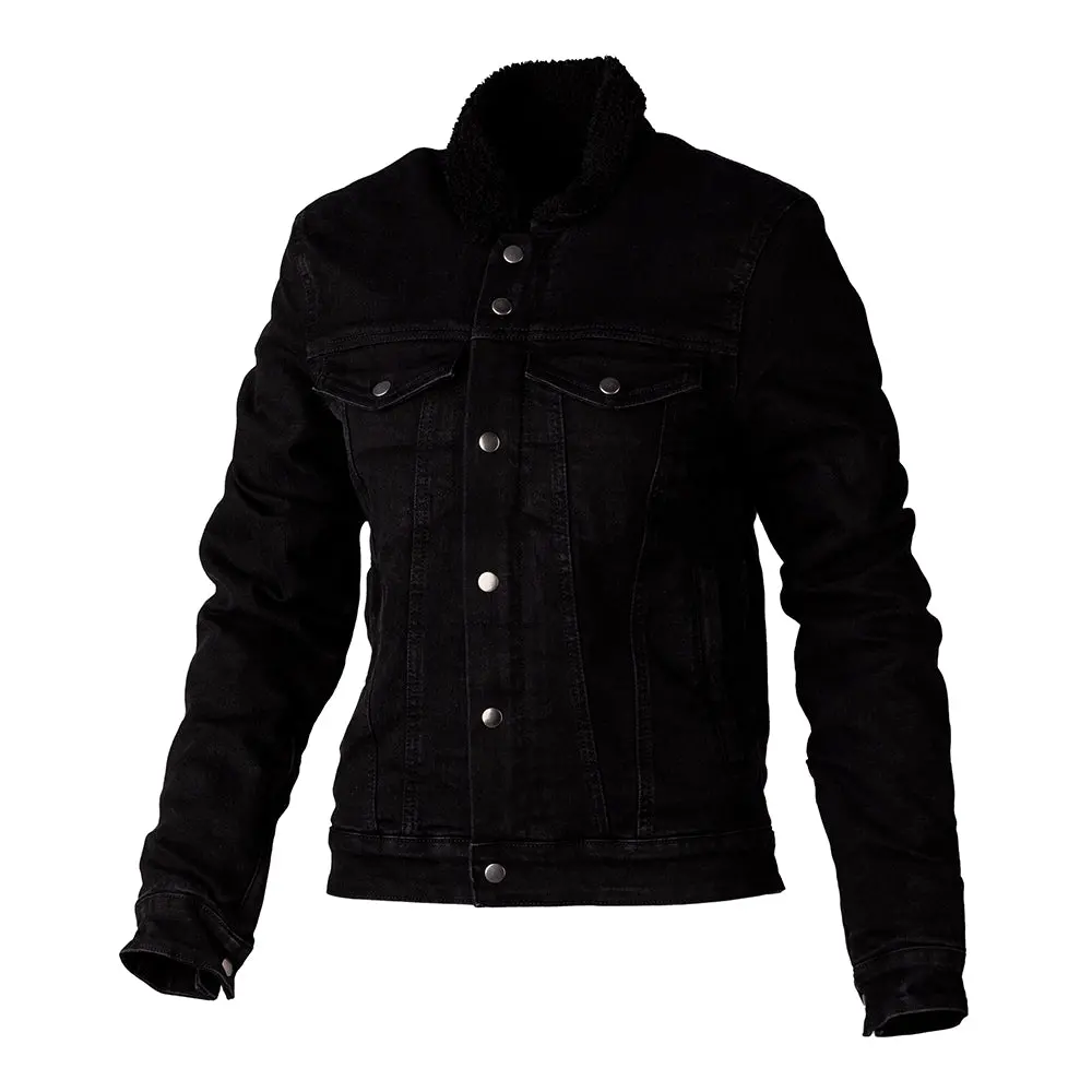 Rst X Kevlar Sherpa Denim Ce Ladies Textile Shirt [Black] 1