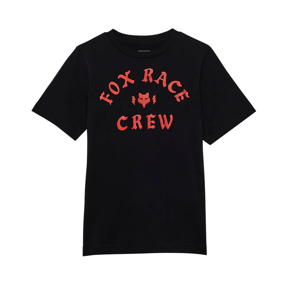 Fox Youth Race Crew Ss Tee [Black] 1