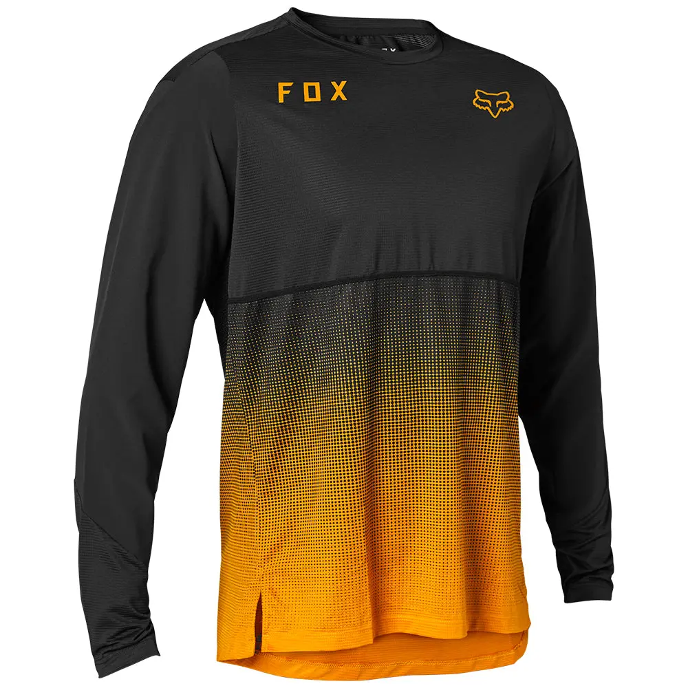 Fox Flexair Ls Jersey [Black/Gold] Xxl 1