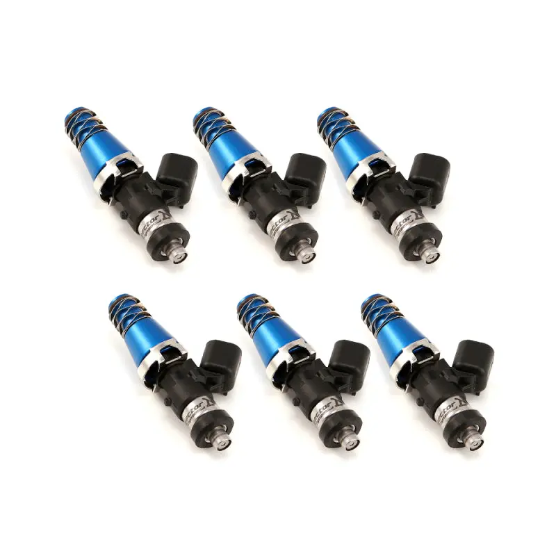 Injector Dynamics Id1700 Fuel Injectors – 60Mm Length, 11Mm Blue Top, Denso Lower Cushion – Set Of 6 1