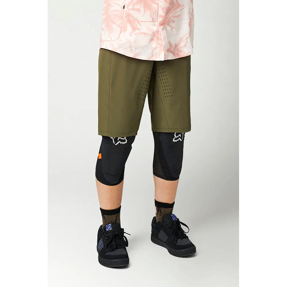 Fox Womens Flexair Lite Shorts No Liner [Olive Green] 1