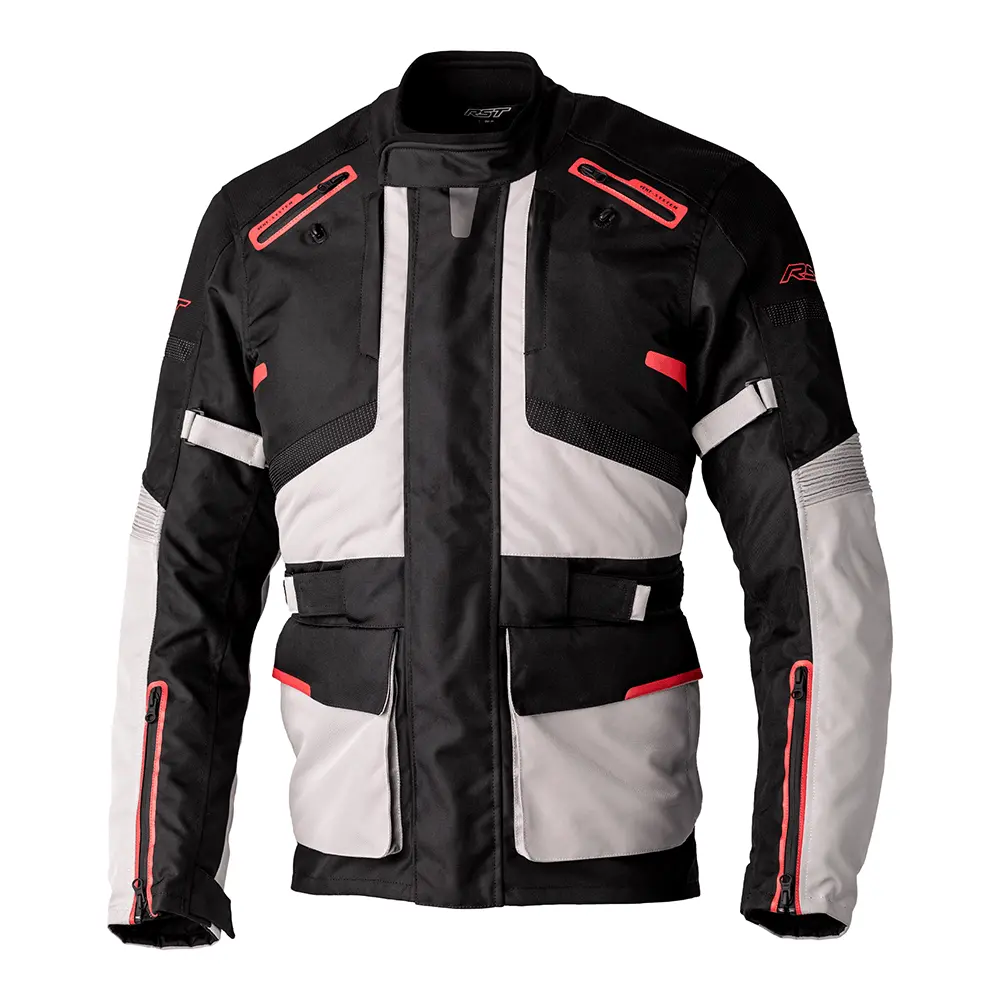 Rst Endurance Ce Textile Jacket [Black/Silver/Red] 1
