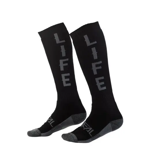 O'neal Pro Mx Ride Life Sock - Black/Grey 1