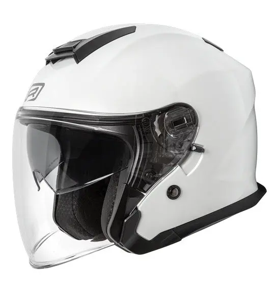 Rjays Navona Iv Helmet - White | Internal Sun-Shield 1