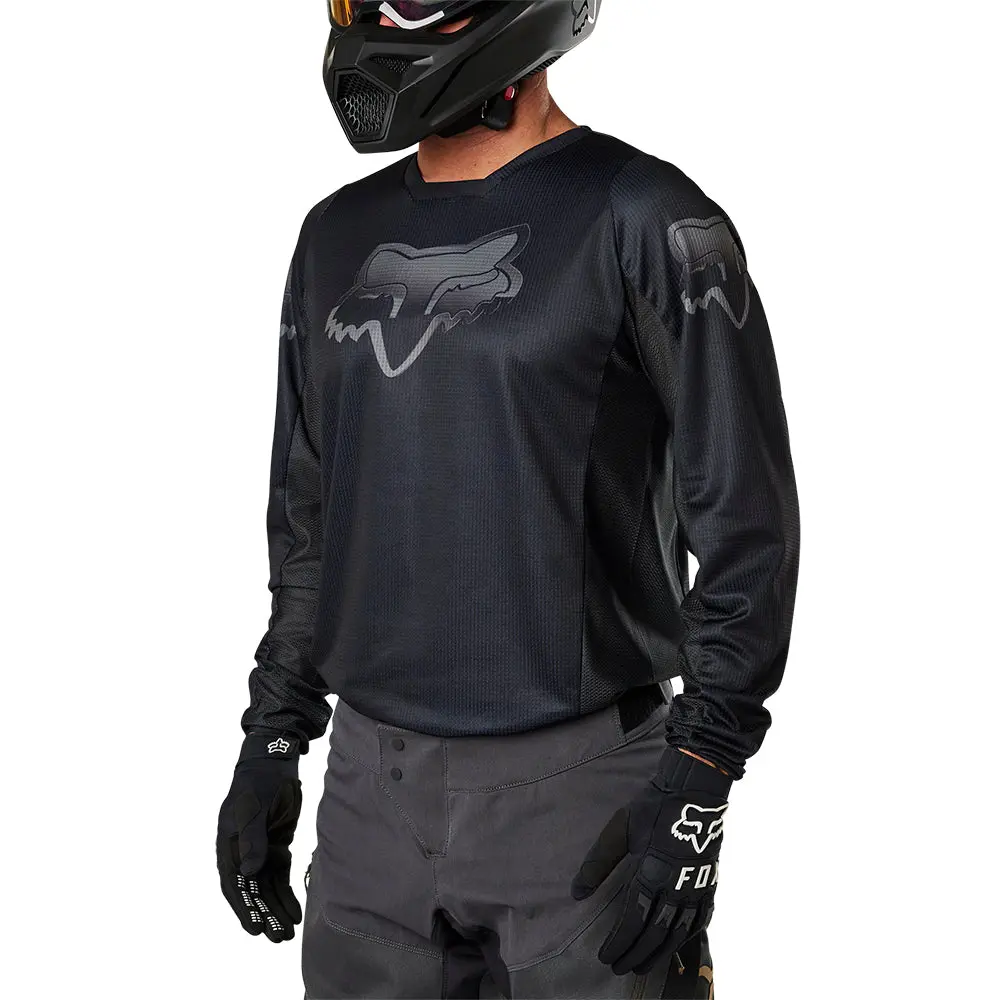 Fox 180 Blackout Jersey [Black/Black] S 1