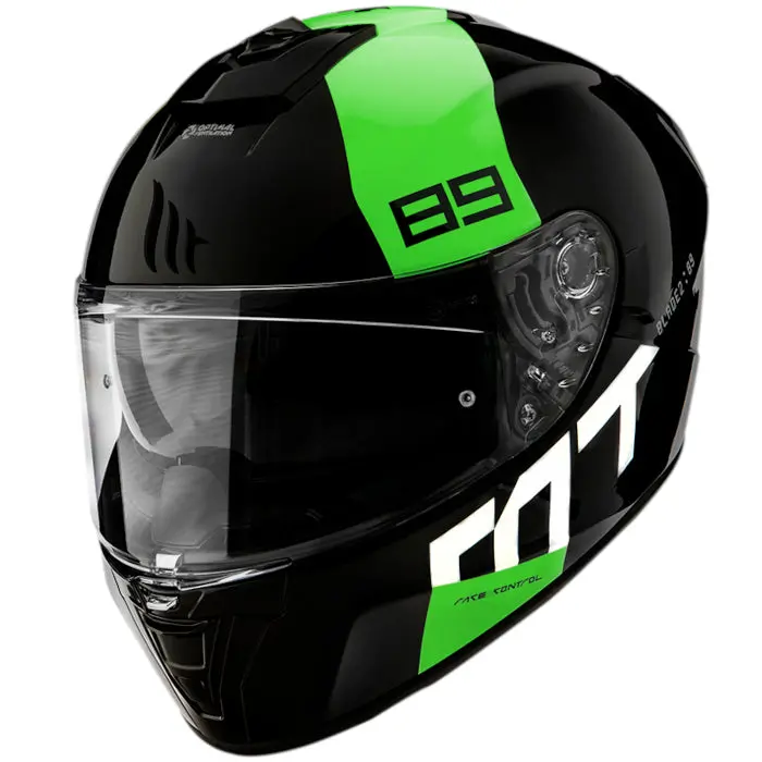 Mt Blade 2 Sv [89 Matt Black/Green] 56 S 1