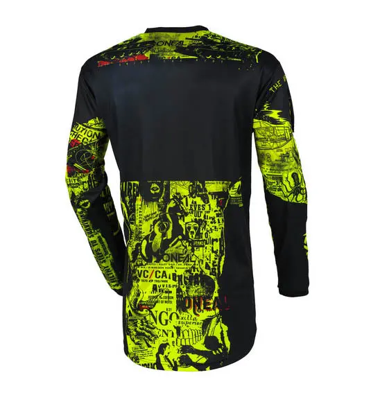 O'neal Youth Element Attack Jersey - Black/Neon Yellow 1